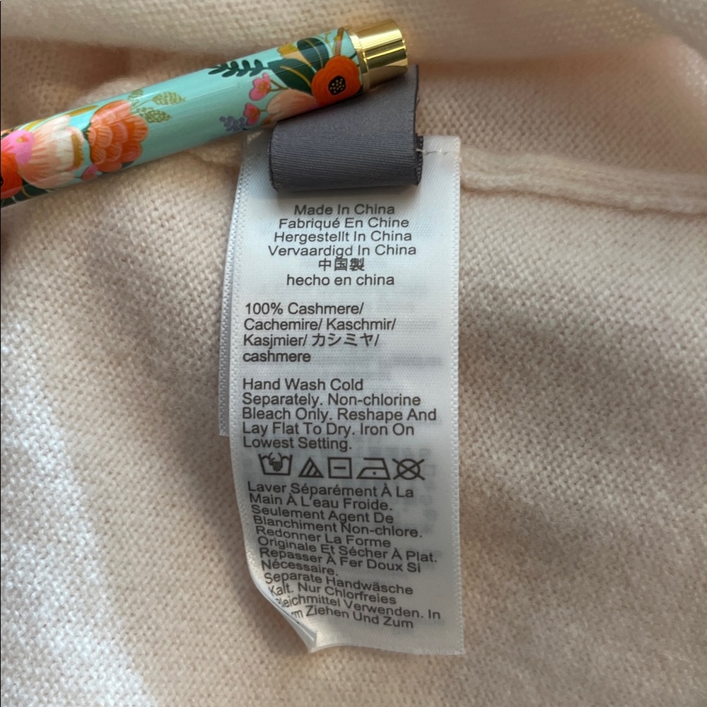 J.Crew | Cashmere relaxed-fit t-shirt | Snow | Size S - Picture 11 of 15